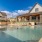 resort style pool with seating 